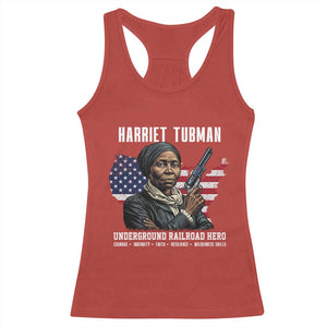 Harriet Tubman Patriotic Racerback Tank Top Female Empowerment History Gift TS12 Red Print Your Wear