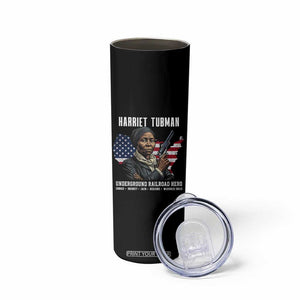 Harriet Tubman Patriotic Skinny Tumbler Female Empowerment History Gift TS12 Print Your Wear