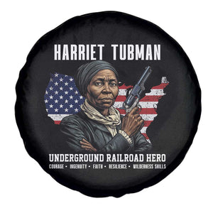 Harriet Tubman Patriotic Spare Tire Cover Female Empowerment History Gift TS12 Print Your Wear