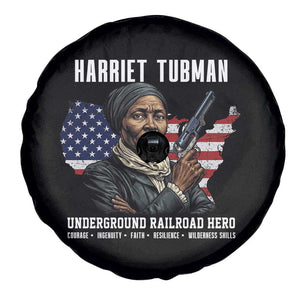 Harriet Tubman Patriotic Spare Tire Cover Female Empowerment History Gift TS12 Print Your Wear