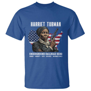 Harriet Tubman Patriotic T Shirt Female Empowerment History Gift TS12 Royal Blue Print Your Wear