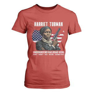 Harriet Tubman Patriotic T Shirt For Women Female Empowerment History Gift TS12 Red Print Your Wear