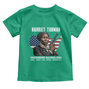 Harriet Tubman Patriotic Toddler T Shirt Female Empowerment History Gift TS12 Irish Green Print Your Wear