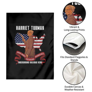 Harriet Tubman Patriotic Garden Flag Strong Black Women Pride TS12 Print Your Wear