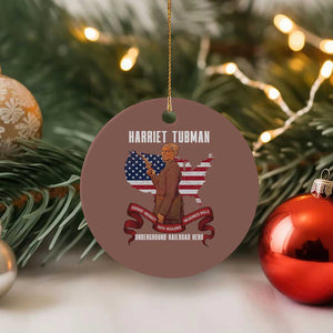 Harriet Tubman Patriotic Ceramic Ornament Strong Black Women Pride TS12 1pc Mocha Print Your Wear