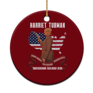 Harriet Tubman Patriotic Ceramic Ornament Strong Black Women Pride TS12 1pc Red Print Your Wear