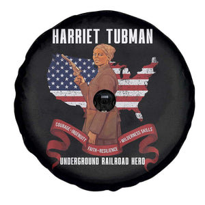 Harriet Tubman Patriotic Spare Tire Cover Strong Black Women Pride TS12 Print Your Wear