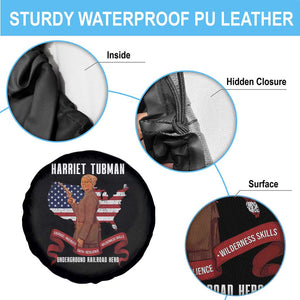 Harriet Tubman Patriotic Spare Tire Cover Strong Black Women Pride TS12 Print Your Wear