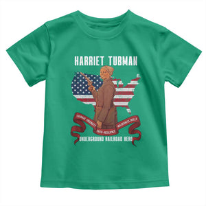 Harriet Tubman Patriotic Toddler T Shirt Strong Black Women Pride TS12 Irish Green Print Your Wear