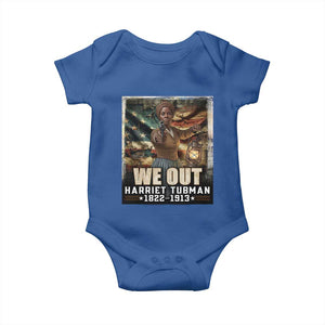 Harriet Tubman Baby Onesie We Out Civil Rights History Movement Gift TS12 Royal Blue Print Your Wear