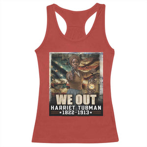 Harriet Tubman Racerback Tank Top We Out Civil Rights History Movement Gift TS12 Red Print Your Wear