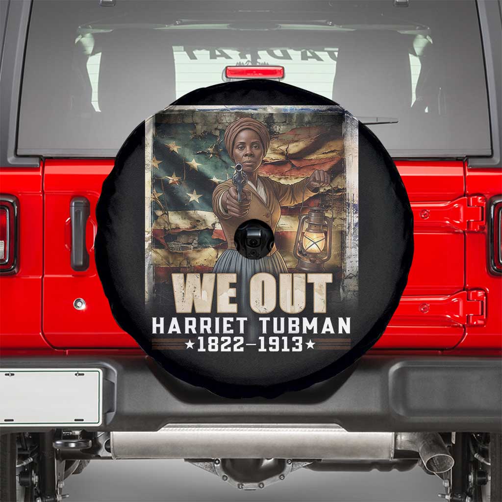 Harriet Tubman Spare Tire Cover We Out Civil Rights History Movement Gift TS12 Black Print Your Wear