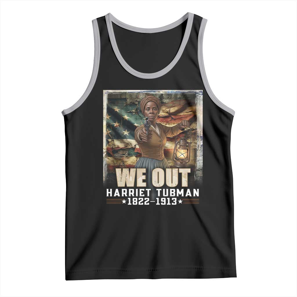 Harriet Tubman Tank Top We Out Civil Rights History Movement Gift TS12 Black Athletic Heather Print Your Wear
