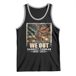 Harriet Tubman Tank Top We Out Civil Rights History Movement Gift TS12 Black Athletic Heather Print Your Wear