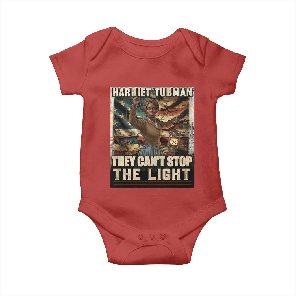 Harriet Tubman Baby Onesie Thay Can Not Stop The Light TS12 Red Print Your Wear