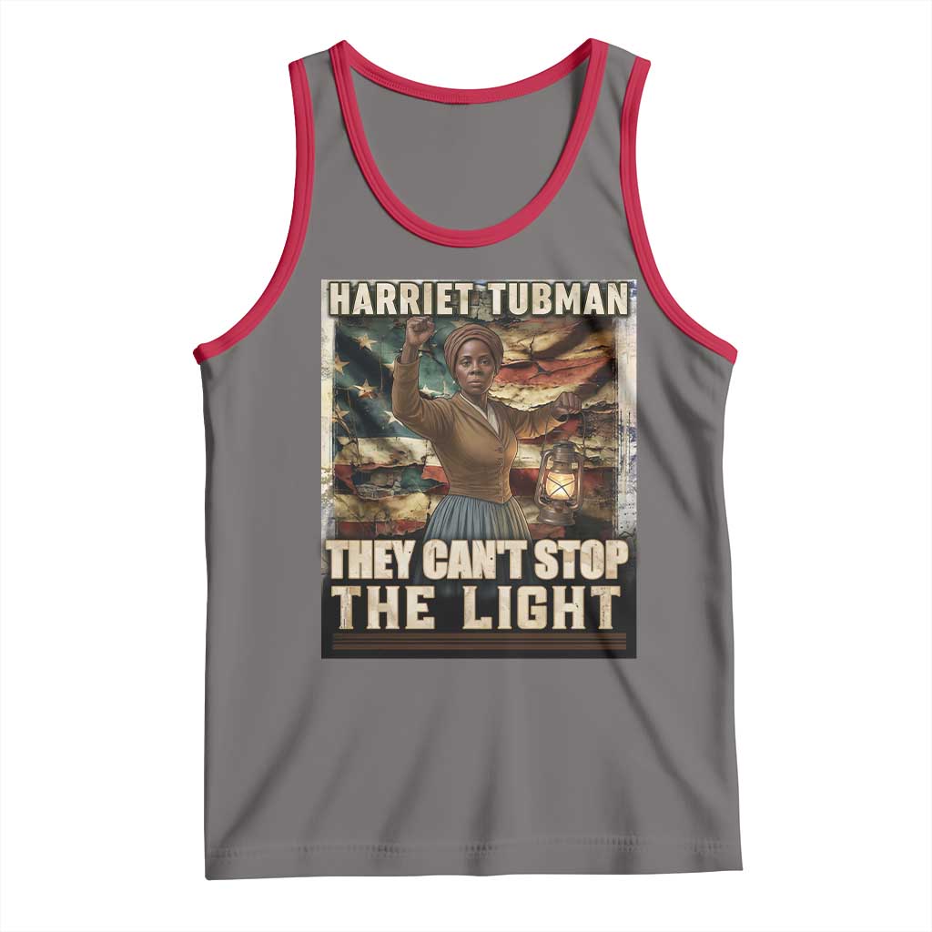 Harriet Tubman Tank Top Thay Can Not Stop The Light TS12 Deep Heather Red Print Your Wear