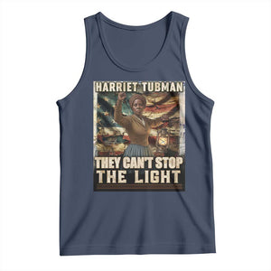 Harriet Tubman Tank Top Thay Can Not Stop The Light TS12 Navy Print Your Wear