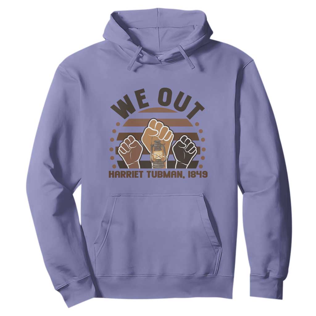 Harriet Tubman We Out 1849 Hoodie Vintage Sunset Black American Hero TS12 Violet Print Your Wear