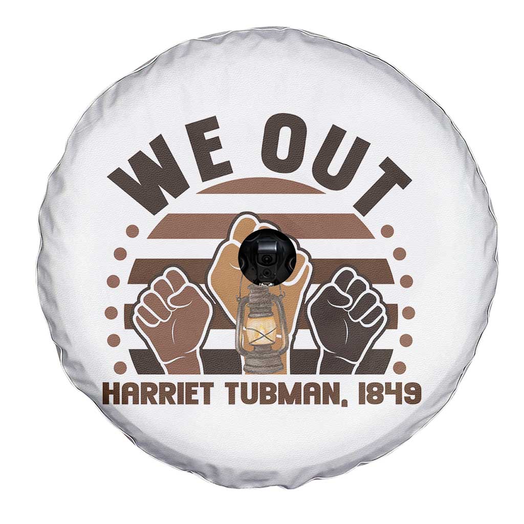 Harriet Tubman We Out 1849 Spare Tire Cover Vintage Sunset Black American Hero TS12 Print Your Wear