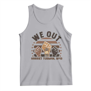 Harriet Tubman We Out 1849 Tank Top Vintage Sunset Black American Hero TS12 Athletic Heather Print Your Wear