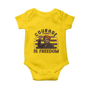 Harriet Tubman Legacy Baby Onesie Courage Is Freedom TS12 Daisy Print Your Wear