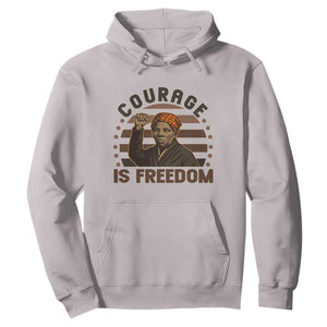 Harriet Tubman Legacy Hoodie Courage Is Freedom TS12 Ice Gray Print Your Wear