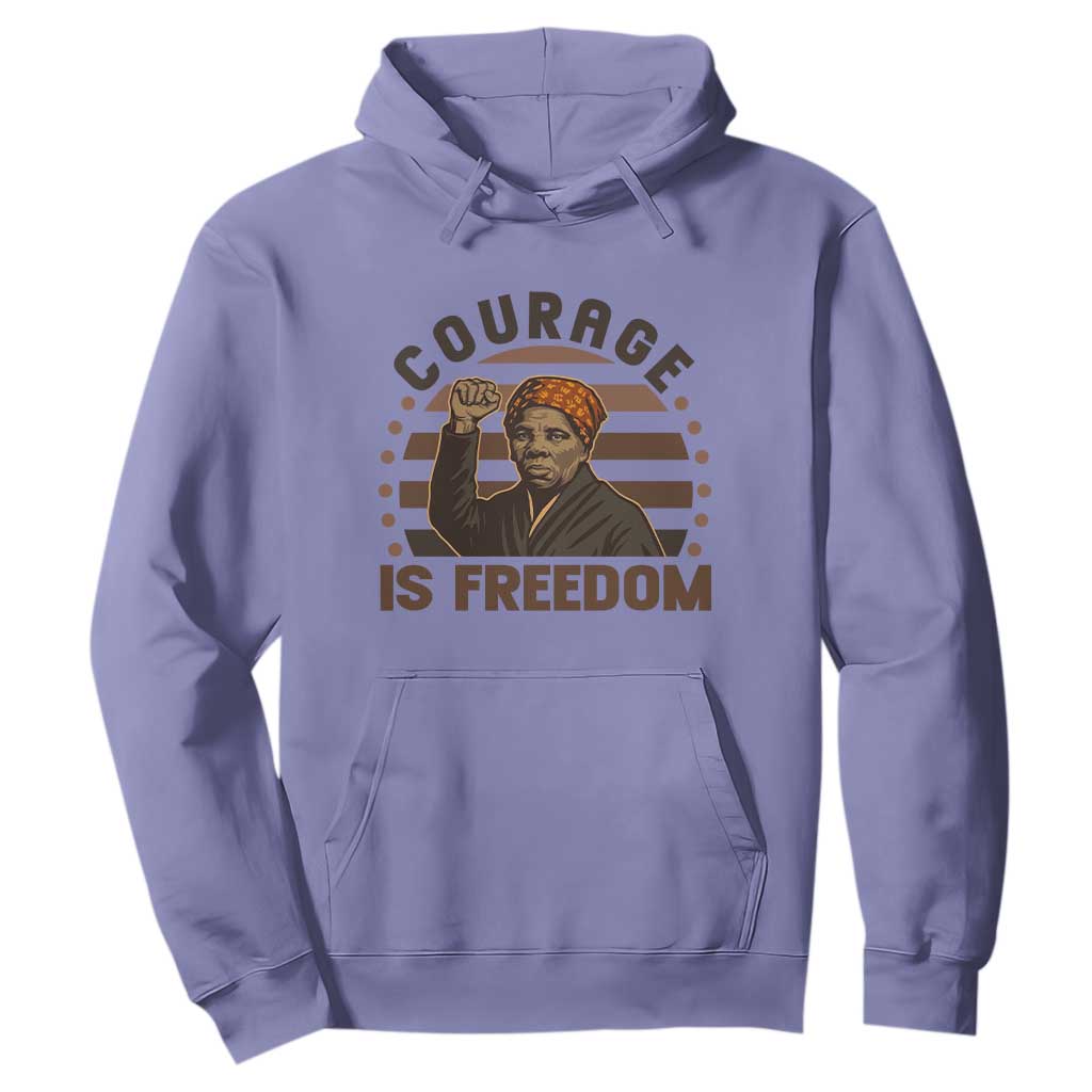 Harriet Tubman Legacy Hoodie Courage Is Freedom TS12 Violet Print Your Wear