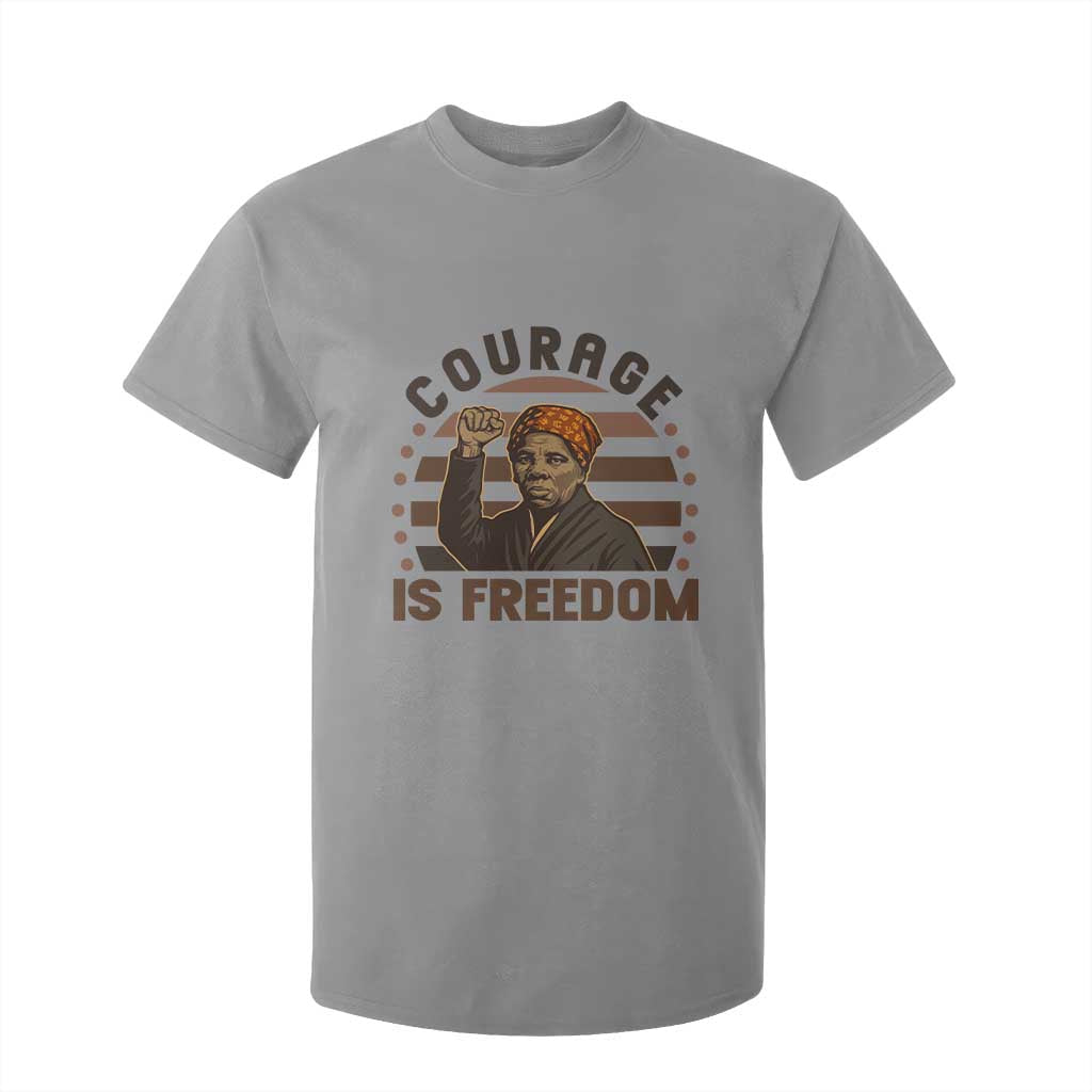 Harriet Tubman Legacy T Shirt For Kid Courage Is Freedom TS12 Sport Gray Print Your Wear
