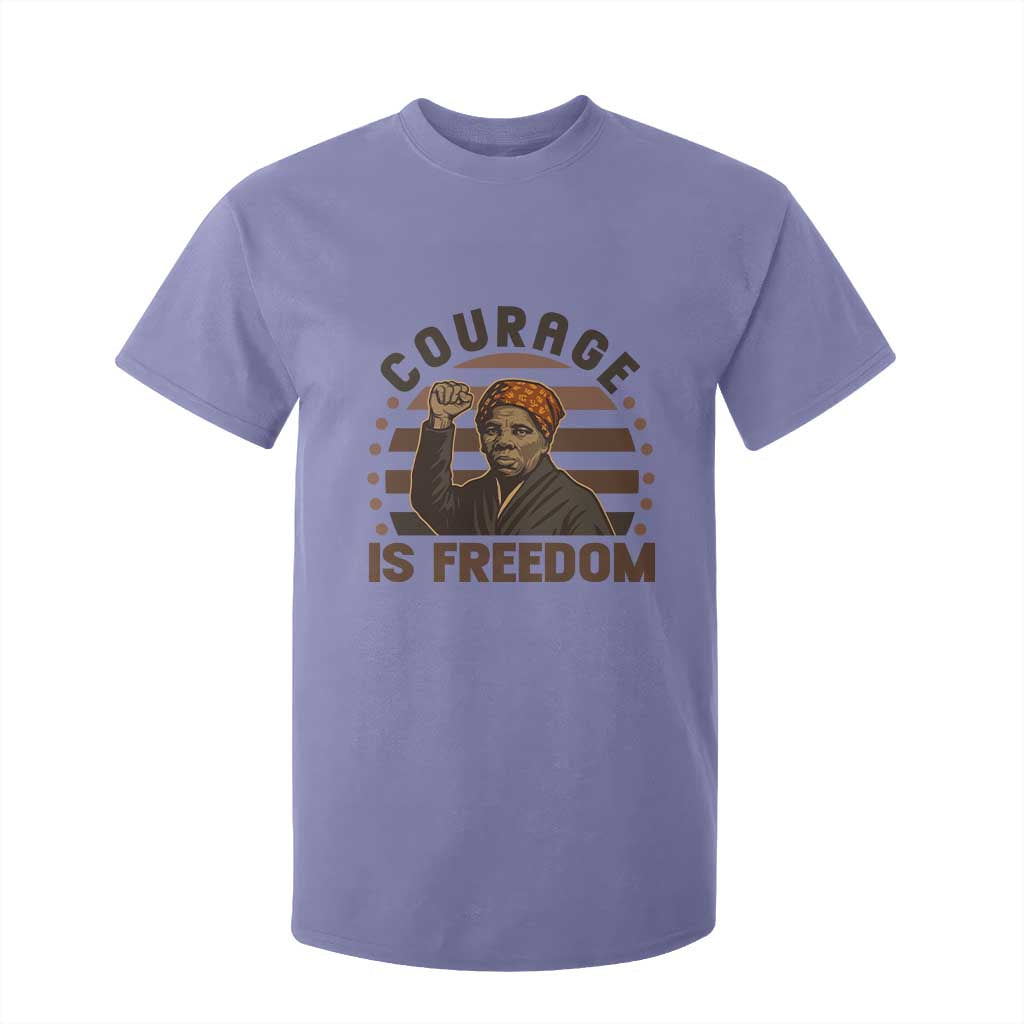 Harriet Tubman Legacy T Shirt For Kid Courage Is Freedom TS12 Violet Print Your Wear