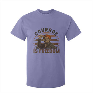 Harriet Tubman Legacy T Shirt For Kid Courage Is Freedom TS12 Violet Print Your Wear