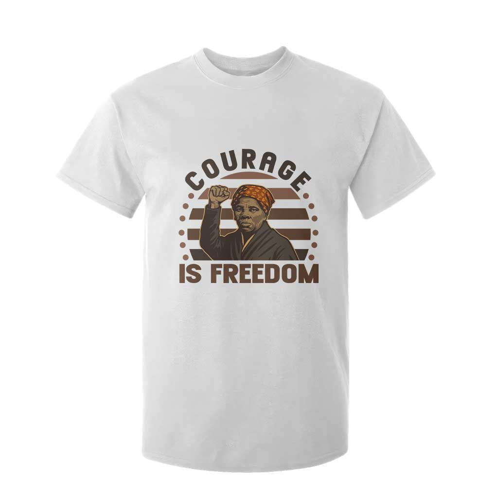 Harriet Tubman Legacy T Shirt For Kid Courage Is Freedom TS12 White Print Your Wear