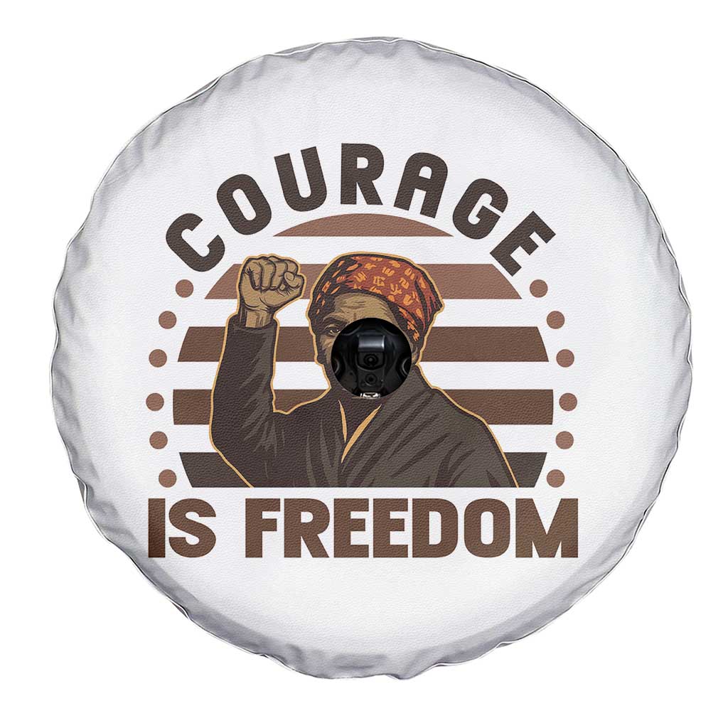 Harriet Tubman Legacy Spare Tire Cover Courage Is Freedom TS12 Print Your Wear