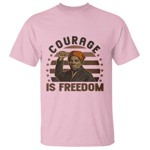 Harriet Tubman Legacy T Shirt Courage Is Freedom TS12 Light Pink Print Your Wear