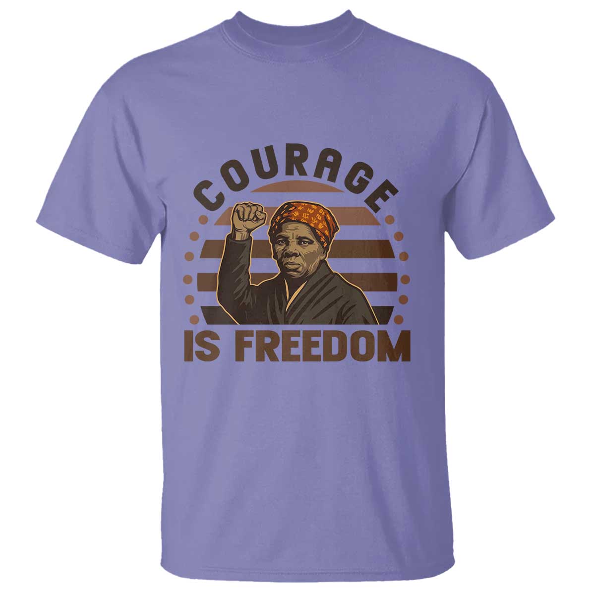 Harriet Tubman Legacy T Shirt Courage Is Freedom TS12 Violet Print Your Wear