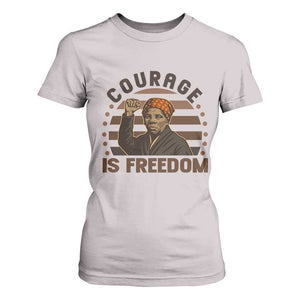 Harriet Tubman Legacy T Shirt For Women Courage Is Freedom TS12 Ice Gray Print Your Wear