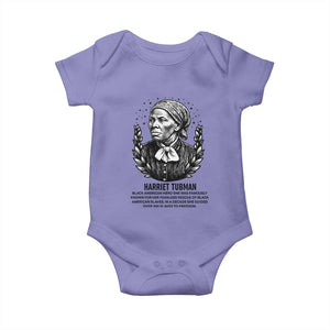American Hero Harriet Tubman Baby Onesie Black History Leader Gift TS12 Violet Print Your Wear