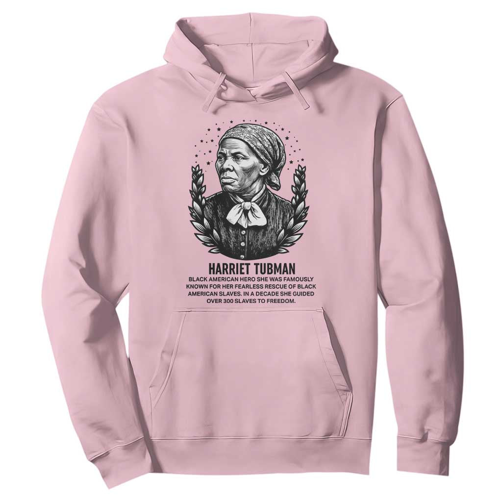 American Hero Harriet Tubman Hoodie Black History Leader Gift TS12 Light Pink Print Your Wear