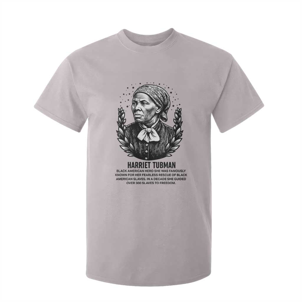 American Hero Harriet Tubman T Shirt For Kid Black History Leader Gift TS12 Ice Gray Print Your Wear