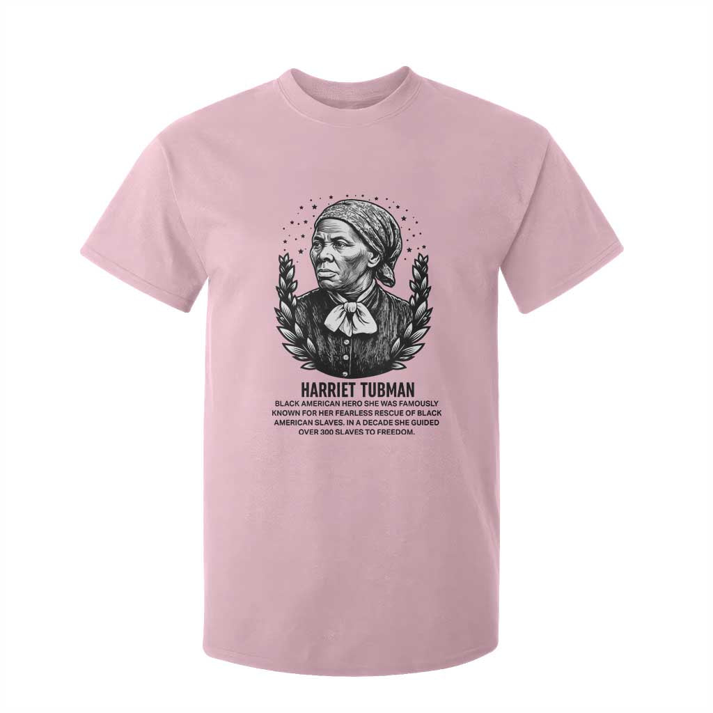 American Hero Harriet Tubman T Shirt For Kid Black History Leader Gift TS12 Light Pink Print Your Wear