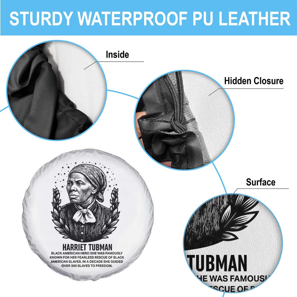 American Hero Harriet Tubman Spare Tire Cover Black History Leader Gift TS12 Print Your Wear