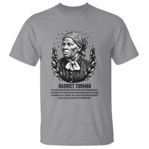 American Hero Harriet Tubman T Shirt Black History Leader Gift TS12 Sport Gray Print Your Wear