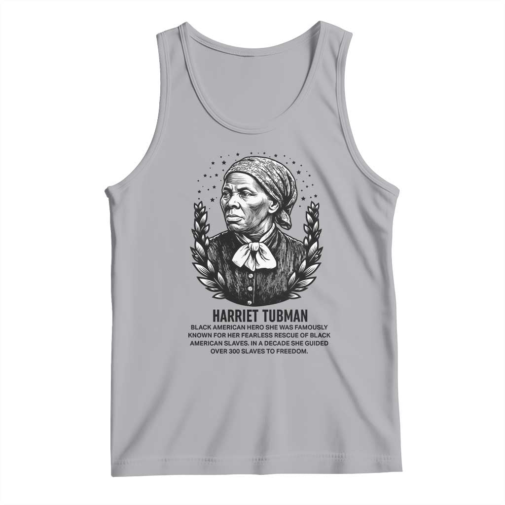 American Hero Harriet Tubman Tank Top Black History Leader Gift TS12 Athletic Heather Print Your Wear
