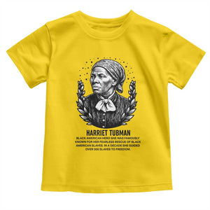 American Hero Harriet Tubman Toddler T Shirt Black History Leader Gift TS12 Daisy Print Your Wear