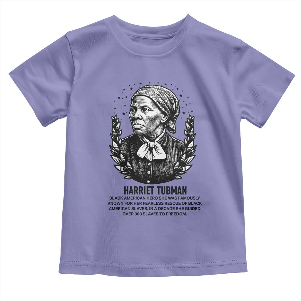 American Hero Harriet Tubman Toddler T Shirt Black History Leader Gift TS12 Violet Print Your Wear