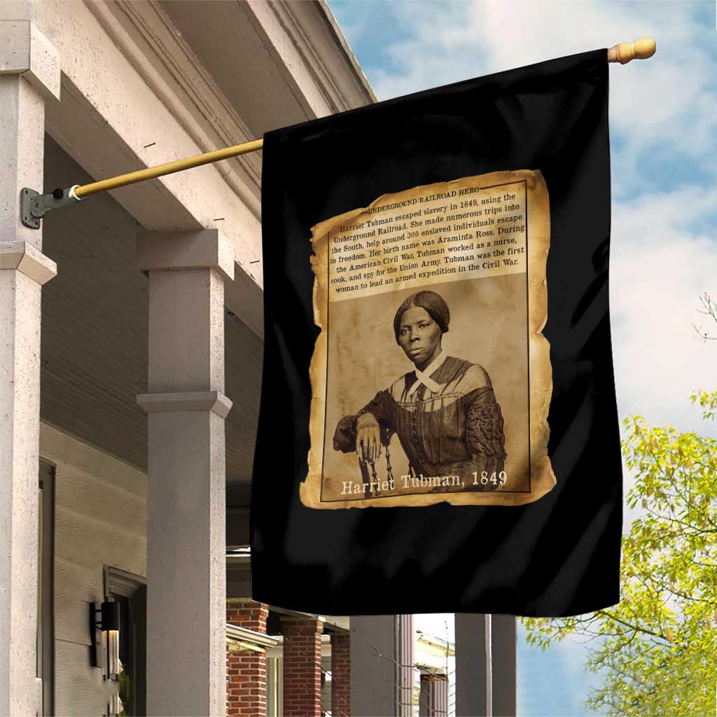 Harriet Tubman Tribute Garden Flag Civil Rights Leader Black History Gift TS12 Print Your Wear