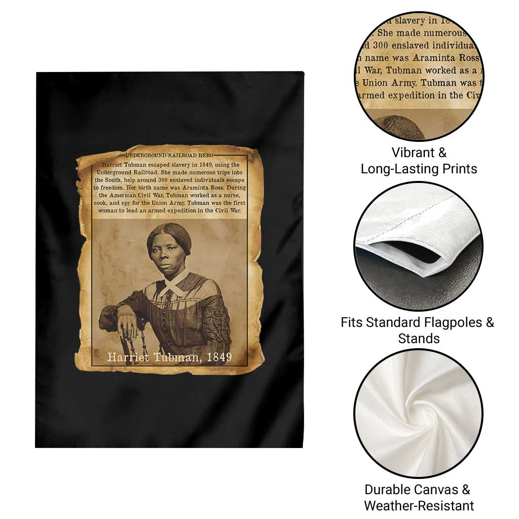 Harriet Tubman Tribute Garden Flag Civil Rights Leader Black History Gift TS12 Print Your Wear