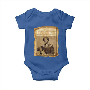Harriet Tubman Tribute Baby Onesie Civil Rights Leader Black History Gift TS12 Royal Blue Print Your Wear