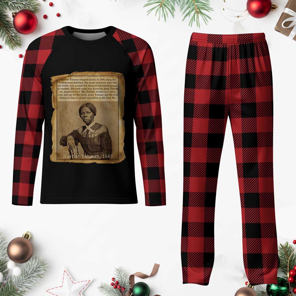 Harriet Tubman Tribute Plaid Pajama Set Civil Rights Leader Black History Gift TS12 Buffalo Plaid Print Your Wear
