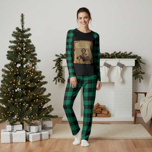 Harriet Tubman Tribute Plaid Pajama Set Civil Rights Leader Black History Gift TS12 Green Plaid Print Your Wear