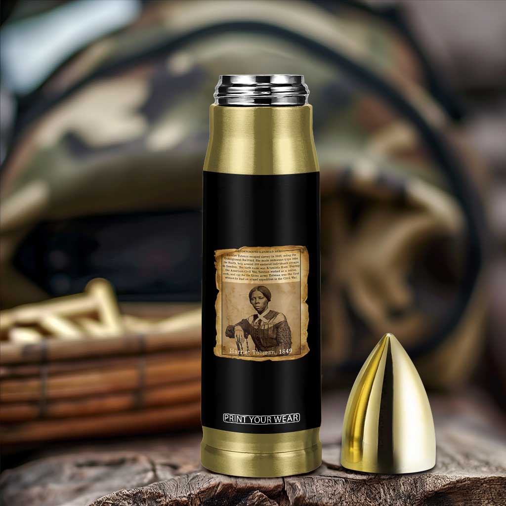 Harriet Tubman Tribute Bullet Tumbler Civil Rights Leader Black History Gift TS12 Print Your Wear